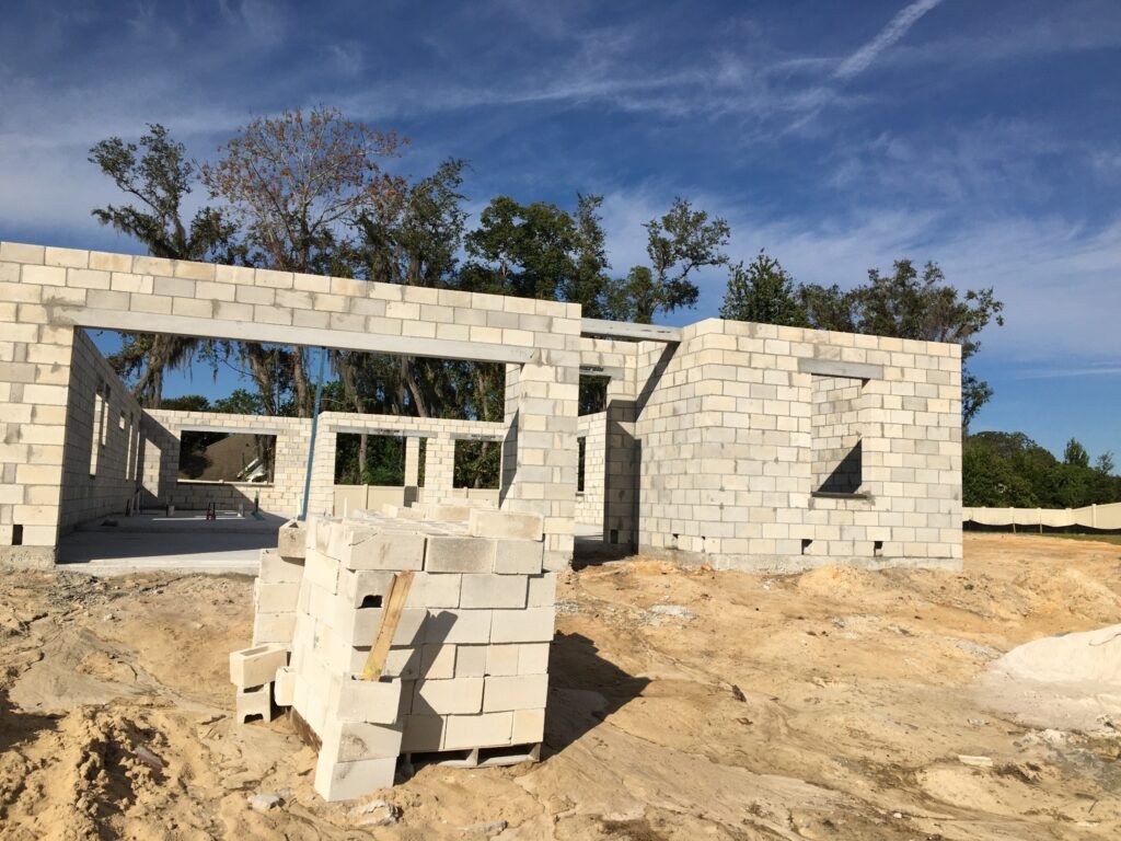 Residential new construction project in Central Florida